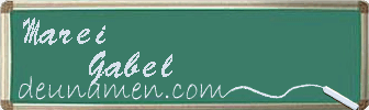 Marei Gabel Visitenkarte
